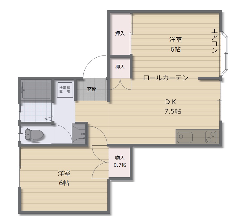 コーポ八エ門_間取り_0