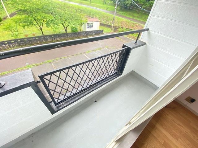 バルコニー　同タイプの別部屋の写真です