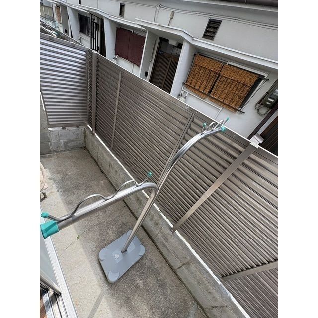 バルコニー　陽当たり良好なバルコニーです