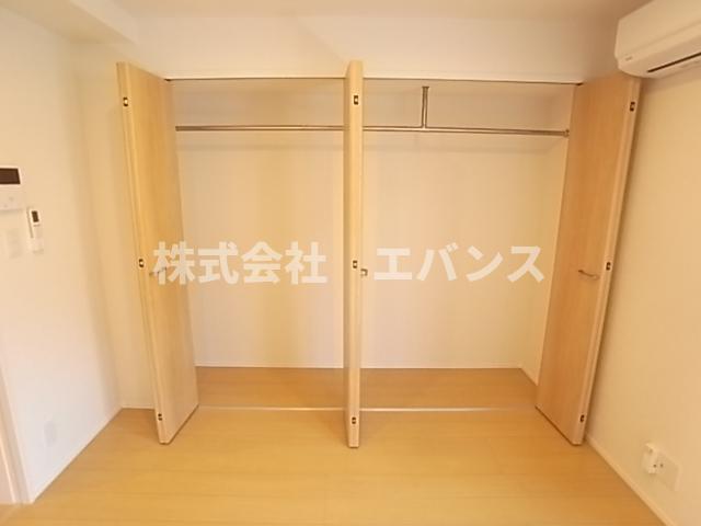 収納　たっぷりとした収納スペースです