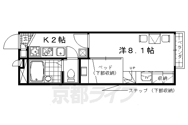 レオパレスモイスンの間取り写真