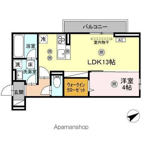 VIE ORNER東深津の間取り写真