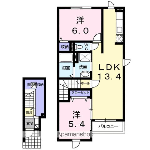 メープル Qsの間取り写真