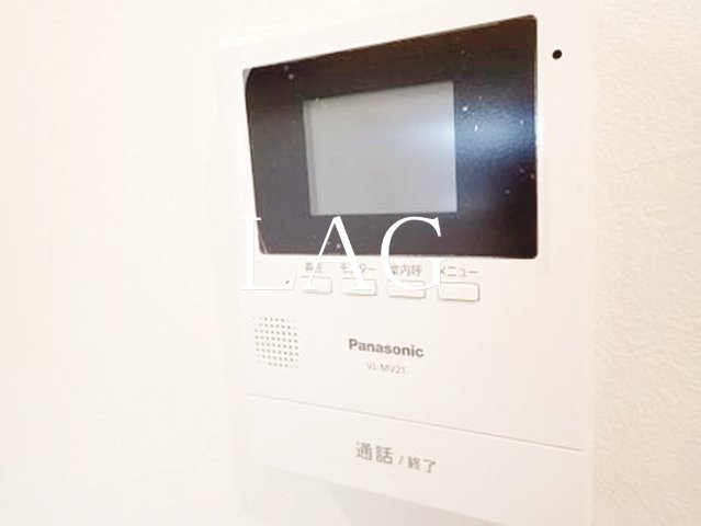 セキュリティ　モニター付きインターフォンです。