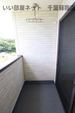 バルコニー　落ち着いた時間を過ごせるバルコニーです
