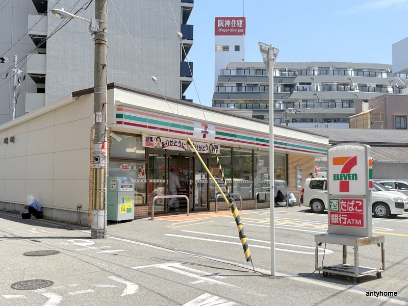 コンビニ　セブン-イレブン 大阪玉川３丁目店（コンビニ）まで290m