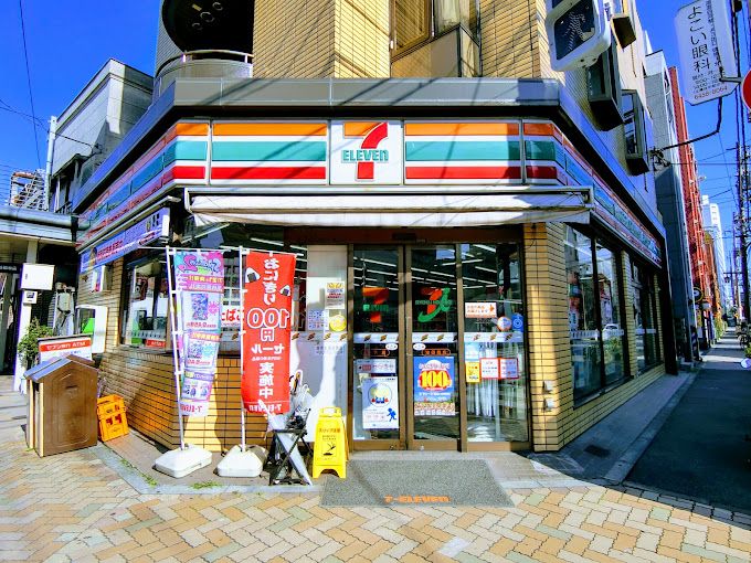 コンビニ　セブンイレブン 森下店（コンビニ）まで107m
