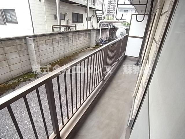 バルコニー　落ち着いた時間を過ごせるバルコニーです