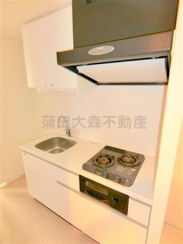 キッチン　2口ガスグリル付システムキッチン
