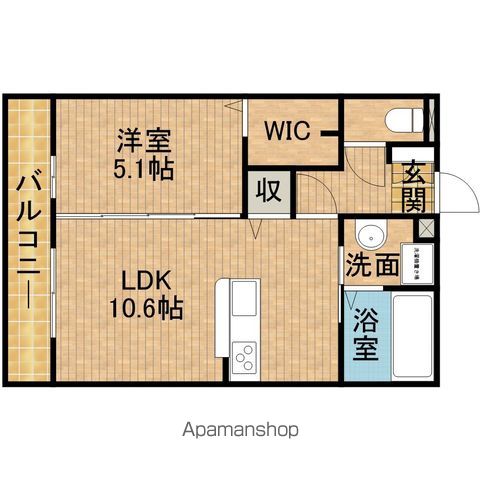 ＪＲ東海道本線 浜松駅 バス乗車時間：42分 最寄りバス停で下車 徒歩17分 3階建 築2年の間取り写真