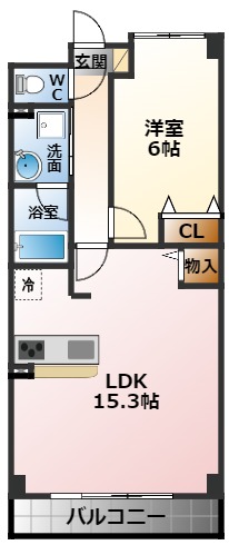 阪神本線 甲子園駅 徒歩15分 4階建 築16年の間取り写真