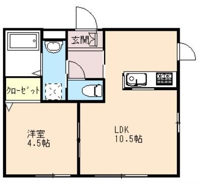 フレイグランス東青梅の間取り写真