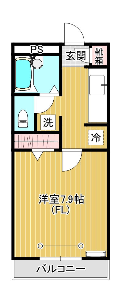 トレジャー高津の間取り写真