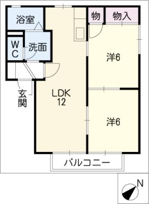 コンフォールの間取り写真