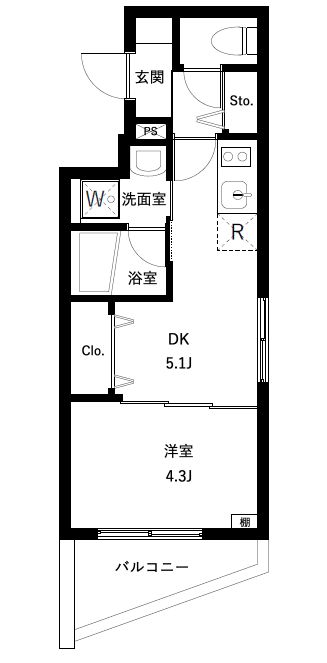 WHARF板橋本町の間取り写真