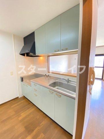 阪急神戸線 神崎川駅 徒歩8分 8階建 築28年のキッチン写真