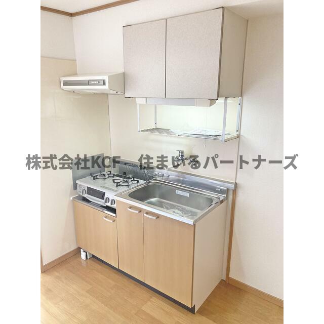 キッチン　コンパクトなキッチンで掃除もラクラク