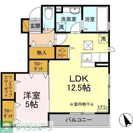 サザンクロスの間取り写真