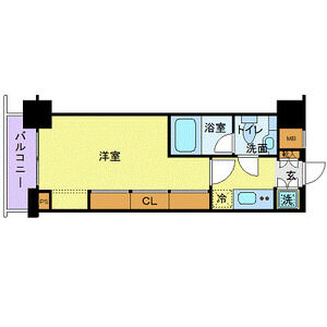 京王井の頭線 神泉駅 徒歩1分 8階建 築26年の間取り写真