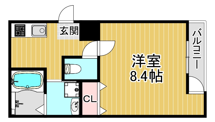 フジパレス塚本駅西I番館の間取り写真
