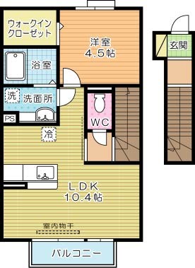 アッサンブレSの間取り写真