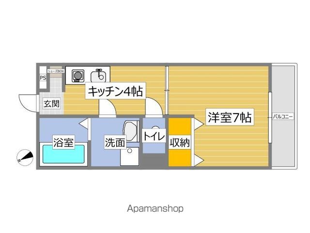 Cozy Apartmentの間取り写真