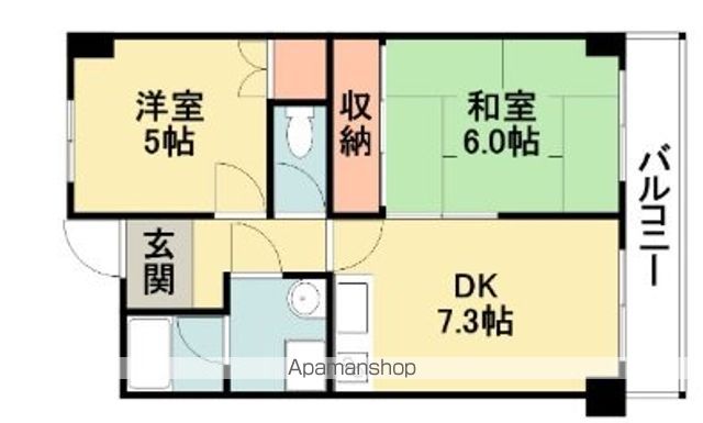 阪急千里線 北千里駅 バス乗車時間：10分 最寄りバス停で下車 徒歩5分 3階建 築40年の間取り写真