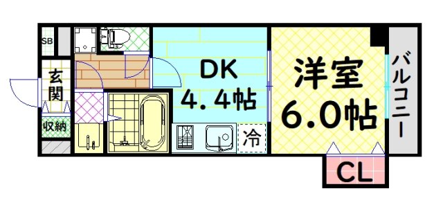 TKアンバーコート堺東IIの間取り写真