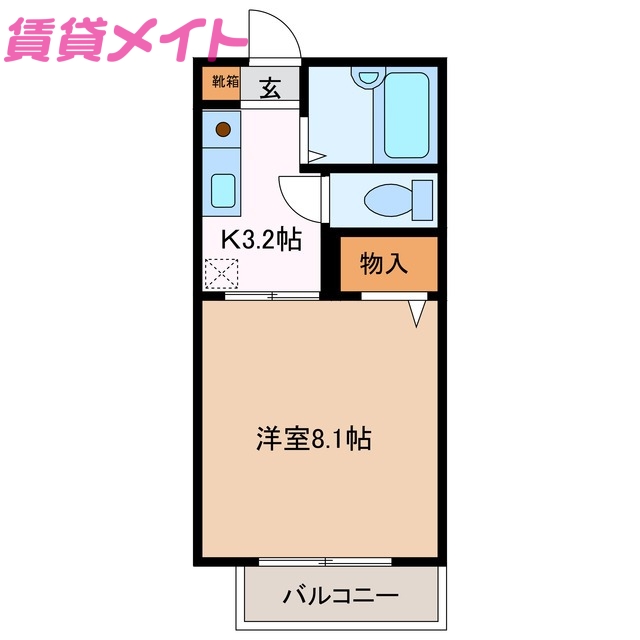 ステージア日永 Eの間取り写真
