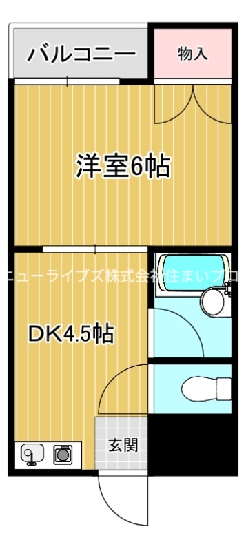 エステートツクイの間取り写真
