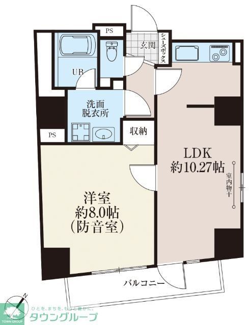 都営三田線 白山駅 徒歩6分 11階建 築2年の間取り写真