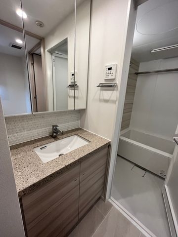 洗面設備　※別部屋の参考写真です。