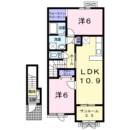 ファーストレーベン立野IIの間取り