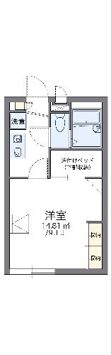 レオパレスドリーム杭全の間取り