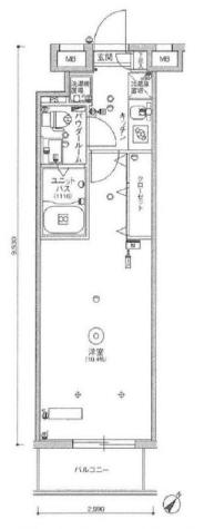 東京メトロ半蔵門線 押上駅 徒歩9分 8階建 築10年の間取り写真