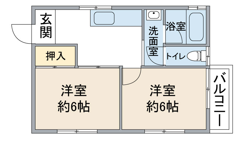 ムーニー若原の間取り