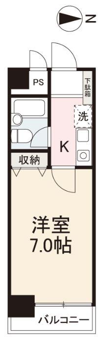 高松市松福町のマンションの間取り