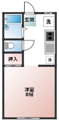 綾歌郡宇多津町浜六番丁のアパートの間取り