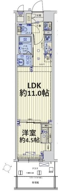 スワンズ京都東寺ガーデンの間取り