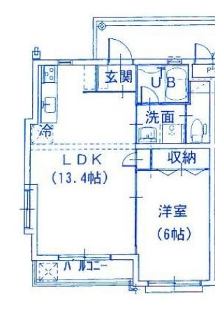 キャトル今之浦の間取り