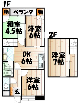 プレステージ霧ケ丘の間取り