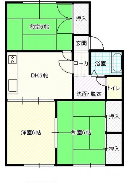 スイートルピナスの間取り