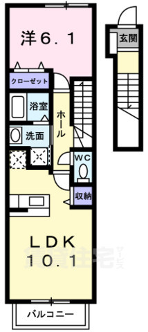 プリムヴェールの間取り