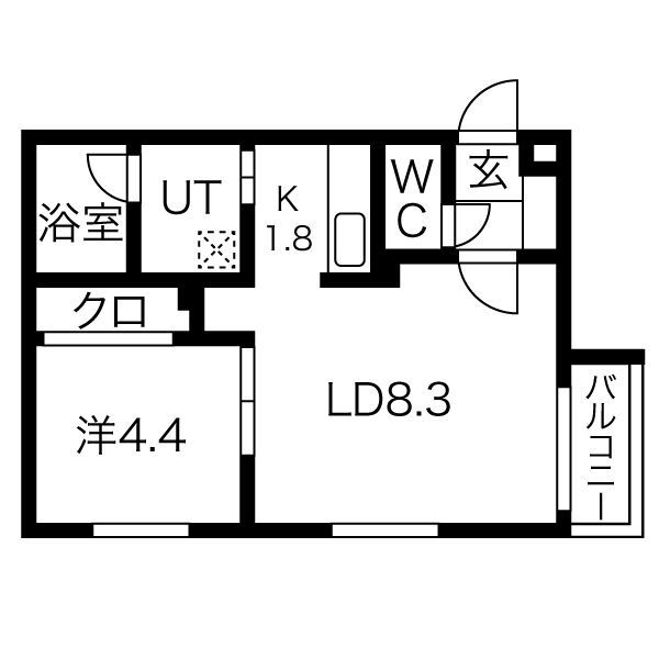 フロントロー栄町の間取り