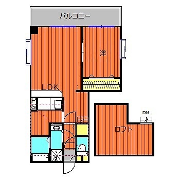 鹿児島市平之町のマンションの間取り