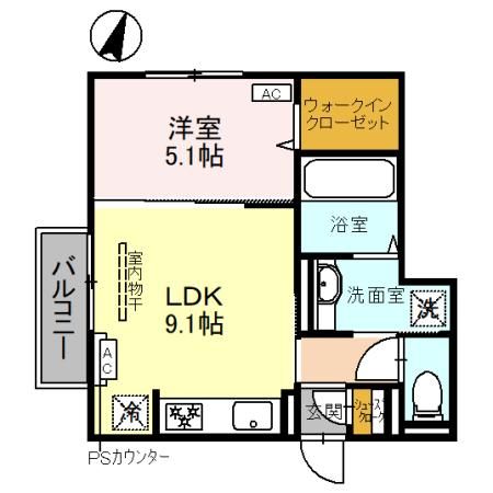 D-ROOM松尾鈴川の間取り