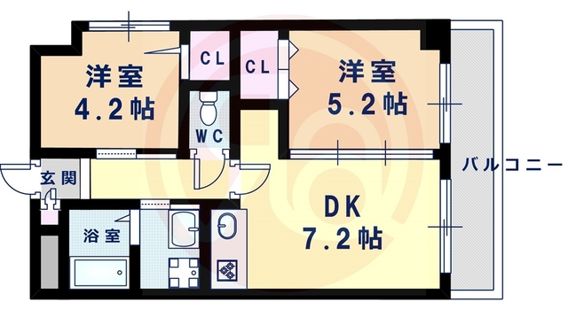 ファイブコート今川の間取り