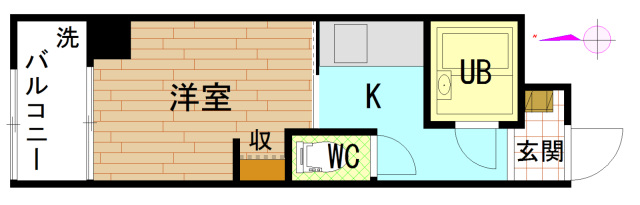 カーサ東雲の間取り