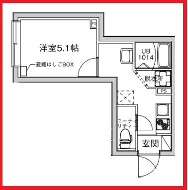 【メゾンドシャルム三ノ輪の間取り】