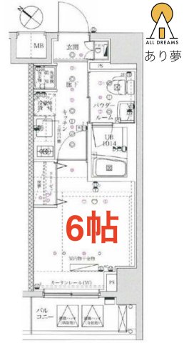 【イアース横濱関内の間取り】